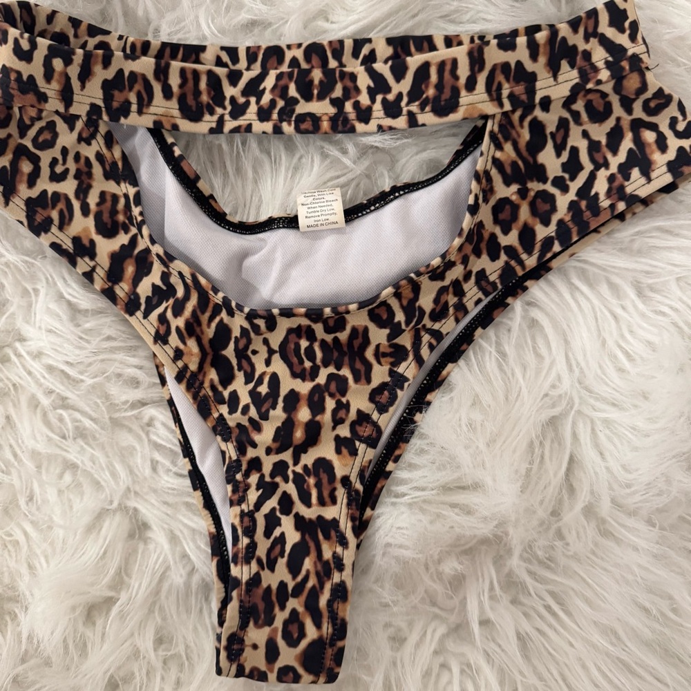 Matte Collection Leopard Print Bikini Set - Picture 3 of 5